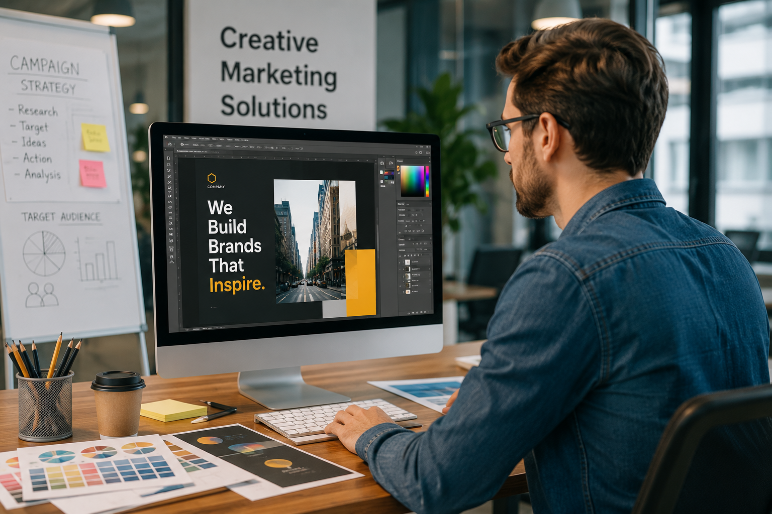 Marketing strategy illustration